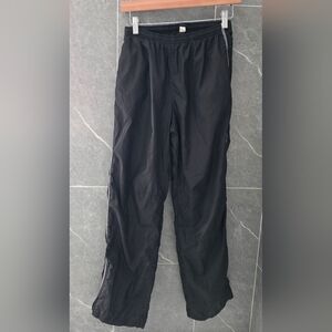 Gap Women's Black White Striped Athletic Workout Pants Size 2